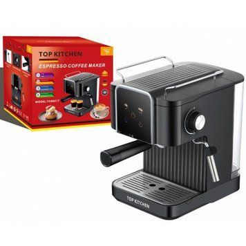 Кофеварка Top Kitchen TK00217 1500Вт 1.8л, капучинатор, кофеварка с подогревом чашек 15 Бар 853745 фото