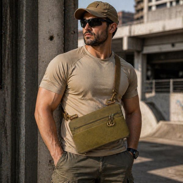 Сумка для патчей - через плечо мужская женская, водонепроницаемая Cordura 825385 фото