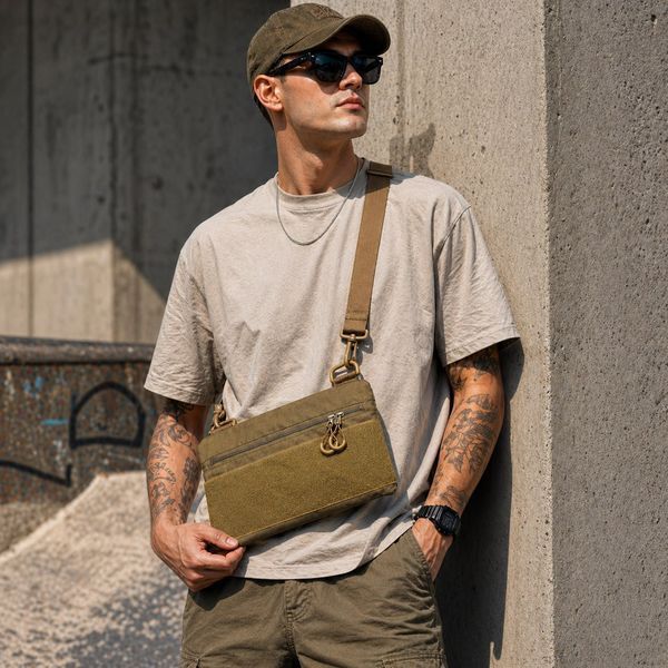 Сумка для патчей - через плечо мужская женская, водонепроницаемая Cordura 825385 фото