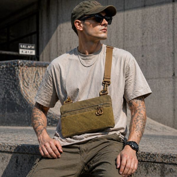 Сумка для патчей - через плечо мужская женская, водонепроницаемая Cordura 825385 фото