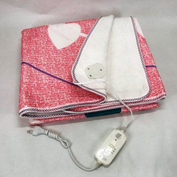 Электропростынь электрическая простынь с подогревом Electric Blanket 180х150см сердечка 517065 фото