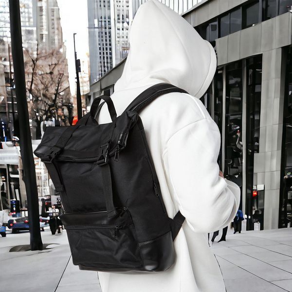 Рюкзак RollTop для ноутбука чоловічий і жіночий міський для подорожей Роллтоп 420521 фото