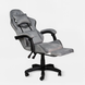 Комп'ютерне крісло для геймерів велюрове Virgo X27 Vortex Light Grey W001038 фото 1