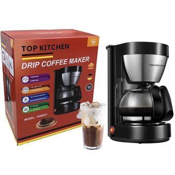Капельная кофеварка Top Kitchen 1200W TK00221 кофе молотый 1л 853751 фото