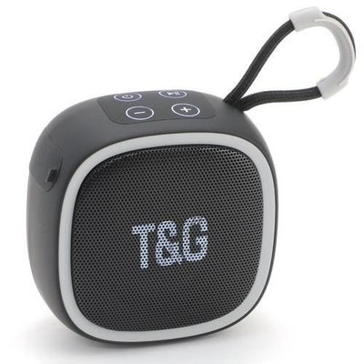 Портативная Bluetooth-колонка TG659 с ремешком. Цвет: черный 462639 фото