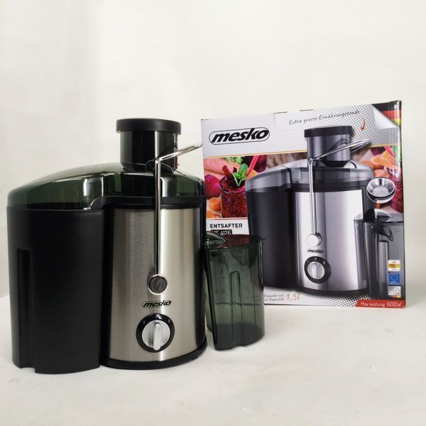 Соковыжималка центробежная Mesko MS 4126b 600Вт 778637 фото
