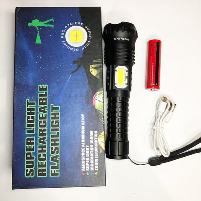 ліхтар Police BL-A95-P50+COB (2 режими), надпотужний ліхтарик, Ліхтарик світлодіодний для туриста 172877 фото