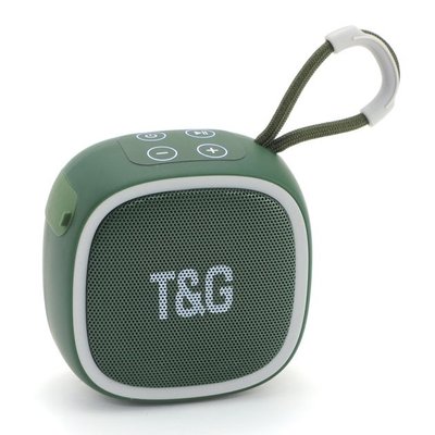 Портативная Bluetooth-колонка TG659 с ремешком. Цвет: зеленый 462643 фото