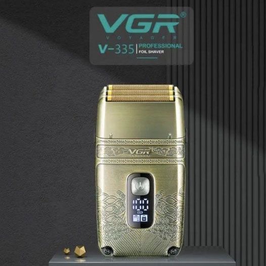 Профессиональная электробритва Шейвер VGR V-335 Shaver с тремя ножевыми блоками 344192 фото