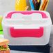 Ланч бокс с подогревом Lunch Box  220 V. Цвет: розовый 3350 фото 16