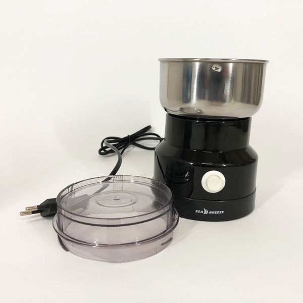 Кофемолка SeaBreeze SB-081, электрическая кофемолка измельчитель, кофемолка электрическая домашняя 254819 фото