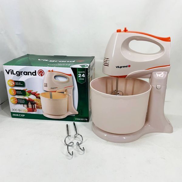Міксер ViLgrand VHM3017B. Колір: бежевий 686791 фото