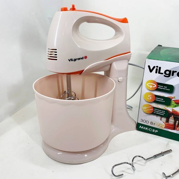 Міксер ViLgrand VHM3017B. Колір: бежевий 686791 фото