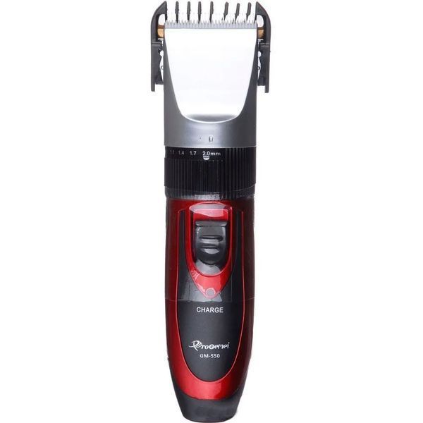 Професійна машинка для стрижки волосся GEMEI GM-550 з двома акумуляторами 6614 фото