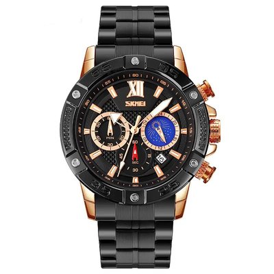 Годинник наручний чоловічий SKMEI 9235RG, годинник кварцовий чоловічий, модний чоловічий годинник круглий 425125 фото