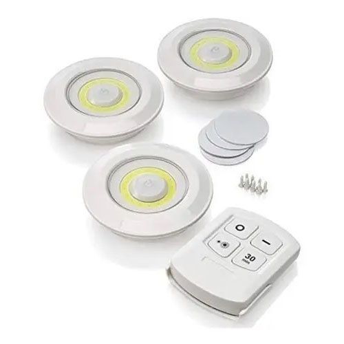 Набор из трёх LED Ламп BAILONG BL-1012 с Пультом и Таймером Отключения Два Режима Яркости 141819 фото