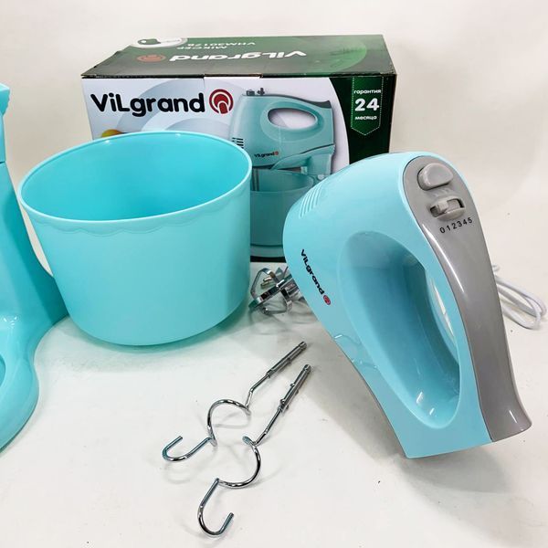 Міксер ViLgrand VHM3017B. Колір: блакитний 686792 фото