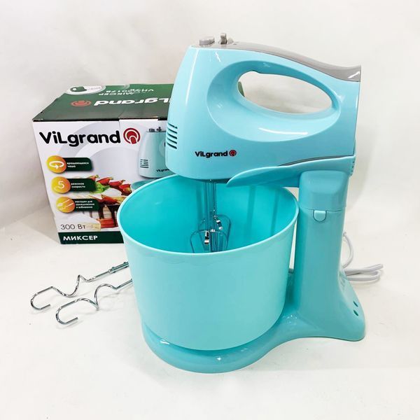 Міксер ViLgrand VHM3017B. Колір: блакитний 686792 фото