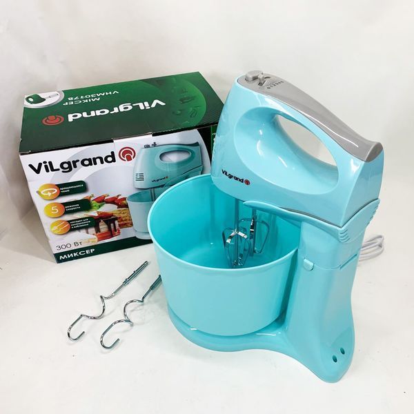 Міксер ViLgrand VHM3017B. Колір: блакитний 686792 фото