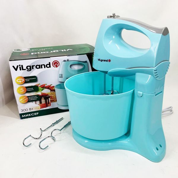 Міксер ViLgrand VHM3017B. Колір: блакитний 686792 фото