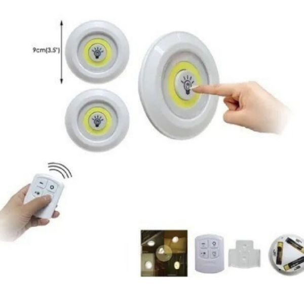 Набор из трёх LED Ламп BAILONG BL-1012 с Пультом и Таймером Отключения Два Режима Яркости 141819 фото
