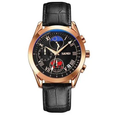Годинник наручний чоловічий SKMEI 9236RGBK, оригінальний чоловічий годинник, модний чоловічий годинник круглий 425124 фото