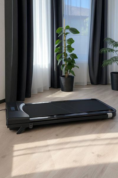 Домашня безшумна бігова доріжка Fitonix, 480 Вт, 10 км/год, з нахилом та пультом, складна W1209251 фото