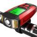 Велофара з комп'ютером та сигналом AS0808-XPG+2LED(yellow)+2COB(red), виносна кнопка 515866 фото 1
