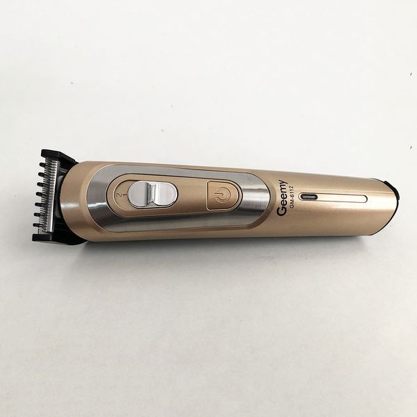 Беспроводная машинка для стрижки волос GEMEI GM-6112 аккумуляторная. Цвет: золотой 6617 фото