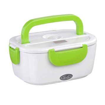 Ланч бокс электрический с подогревом Lunch Heater 220 V Pro. Цвет: зеленый 144262 фото