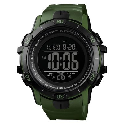 Годинник наручний чоловічий SKMEI 1475AG ARMY GREEN, брендовий чоловічий годинник, годинник для чоловіка. Колір: зелений 340316 фото