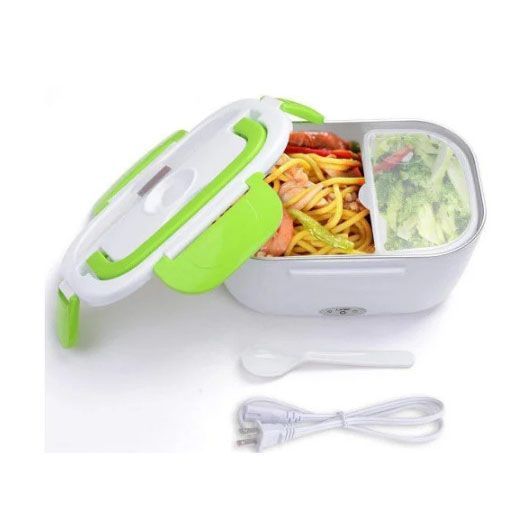 Ланч бокс електричний із підігрівом Lunch Heater 220 V Pro. Колір: зелений 144262 фото