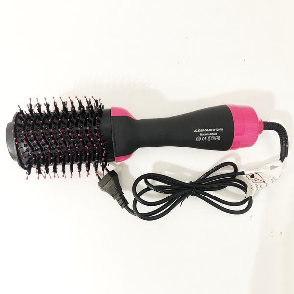 Фен Щетка расчёска 3в1 One step Hair Dryer 1000 Вт 3 режима выпрямитель для укладки волос стайлер с функцией ионизации 5842 фото