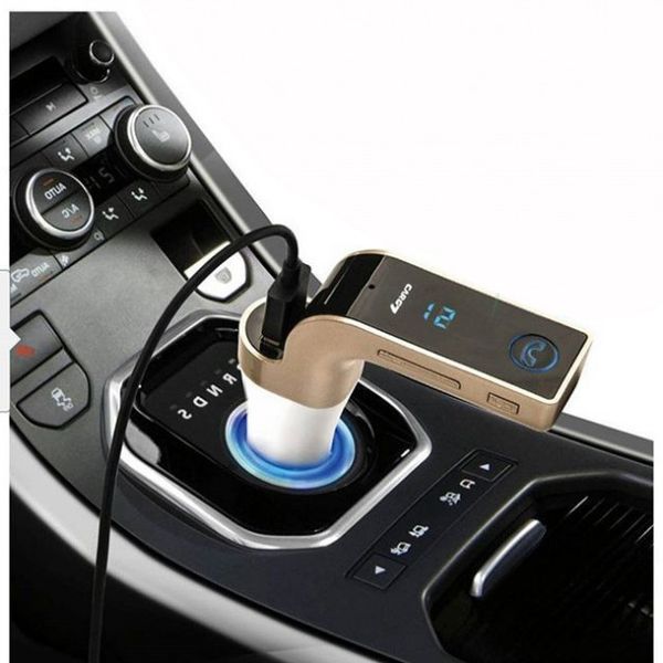 Автомобильный FM модулятор Car G7 FM Modulator Bluetooth. Цвет: золотой 8692 фото