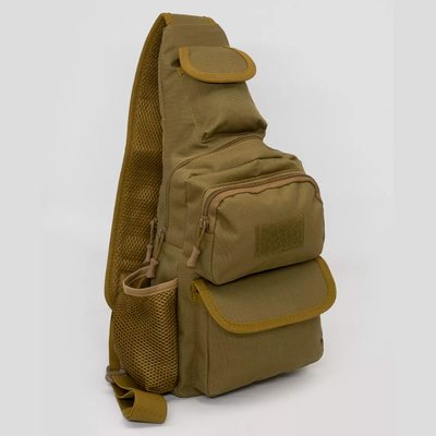 Тактична сумка через плече 5 л для полювання, риболовлі, колір Койот ws37135 фото