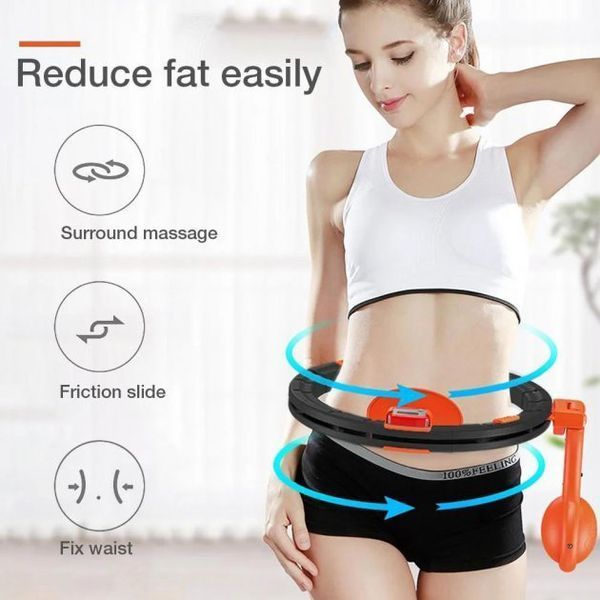 Умный массажный обруч для похудения живота и боков Intelligent Hula Hoop 102330 фото