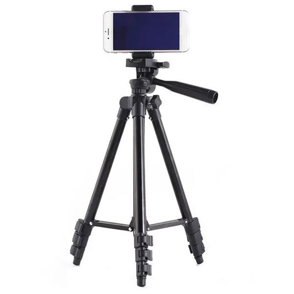 Штатив для телефона и фотоаппарата Tripod 3120 PRO портативный трипод 0,35-1.02м высота. Цвет: черный 207823 фото