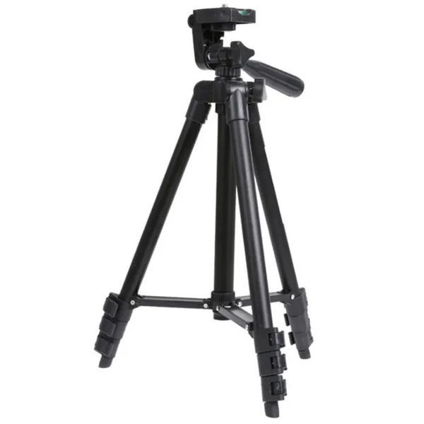 Штатив для телефона и фотоаппарата Tripod 3120 PRO портативный трипод 0,35-1.02м высота. Цвет: черный 207823 фото