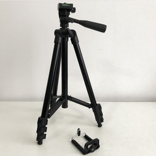 Штатив для телефона и фотоаппарата Tripod 3120 PRO портативный трипод 0,35-1.02м высота. Цвет: черный 207823 фото
