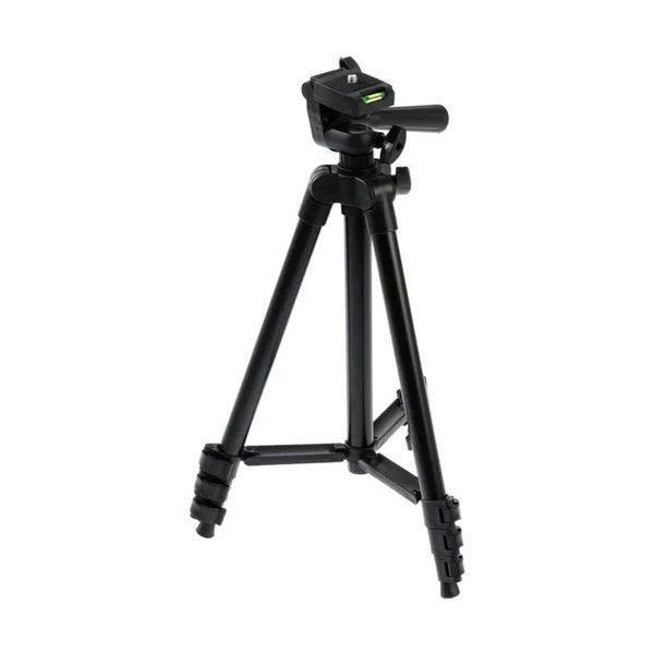 Штатив для телефона и фотоаппарата Tripod 3120 PRO портативный трипод 0,35-1.02м высота. Цвет: черный 207823 фото