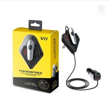 Трансмиттер FM V11 BT с Bluetooth гарнитурой модулятор 299666 фото