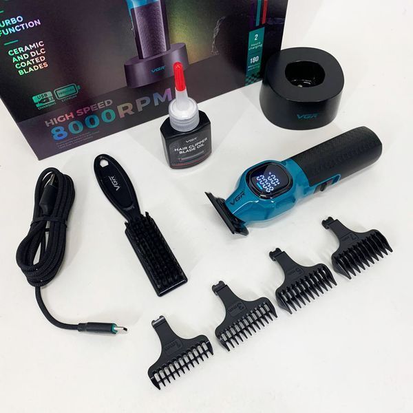 Триммер для стрижки волос VGR V-886T BLUE 8000RPM 736719 фото