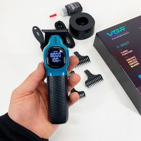 Триммер для стрижки волос VGR V-886T BLUE 8000RPM 736719 фото